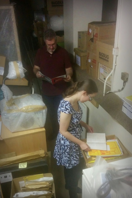 David + Lindsay - county archives - sorting mpa archive - 11.12.15